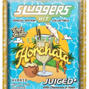 sluggers hit coconut horchata