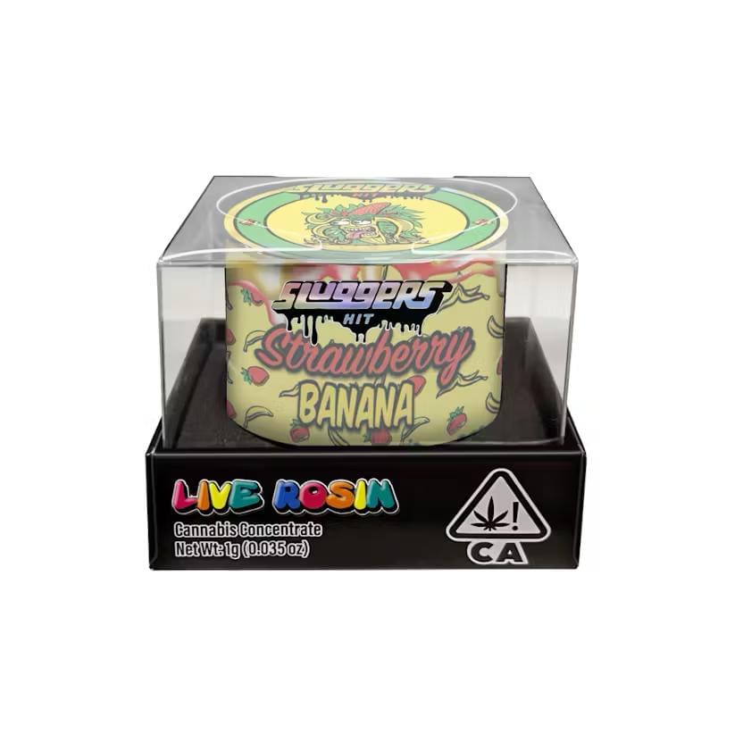 Sluggers Strawberry Banana Live Rosin